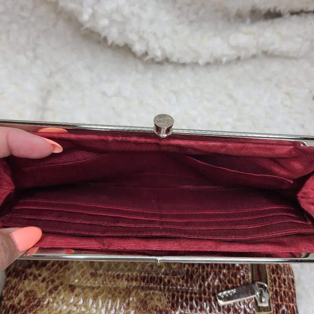 HOBO Lauren Double Frame Desert‎ Tie-dye Wallet